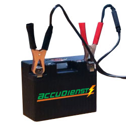 motor accu leeg